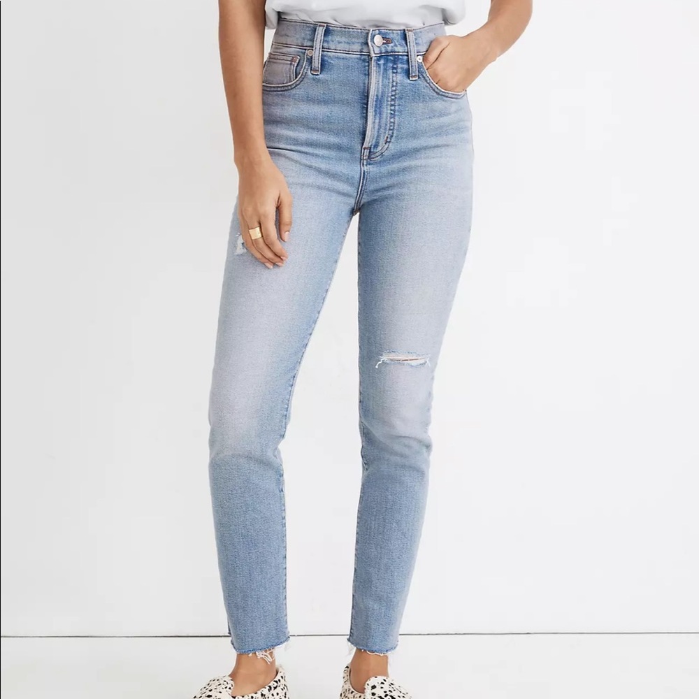 Madewell Blue High Waisted Perfect Vintage Jeans